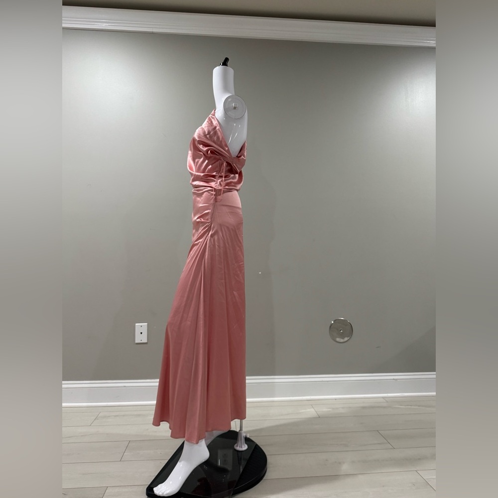 $695 STAUD PHARE SILK DRESS ROSE size 8 - Picture 13 of 15
